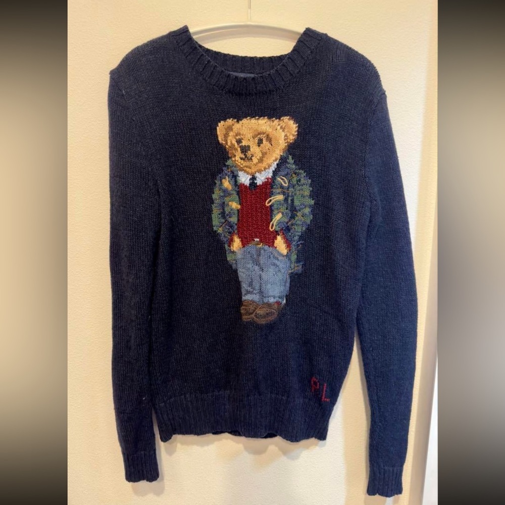 Ralph Lauren Polo Bear Knit Sweater